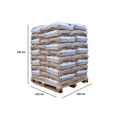 Granulés de bois ISKO - Palette de 70 sacs 1050kg