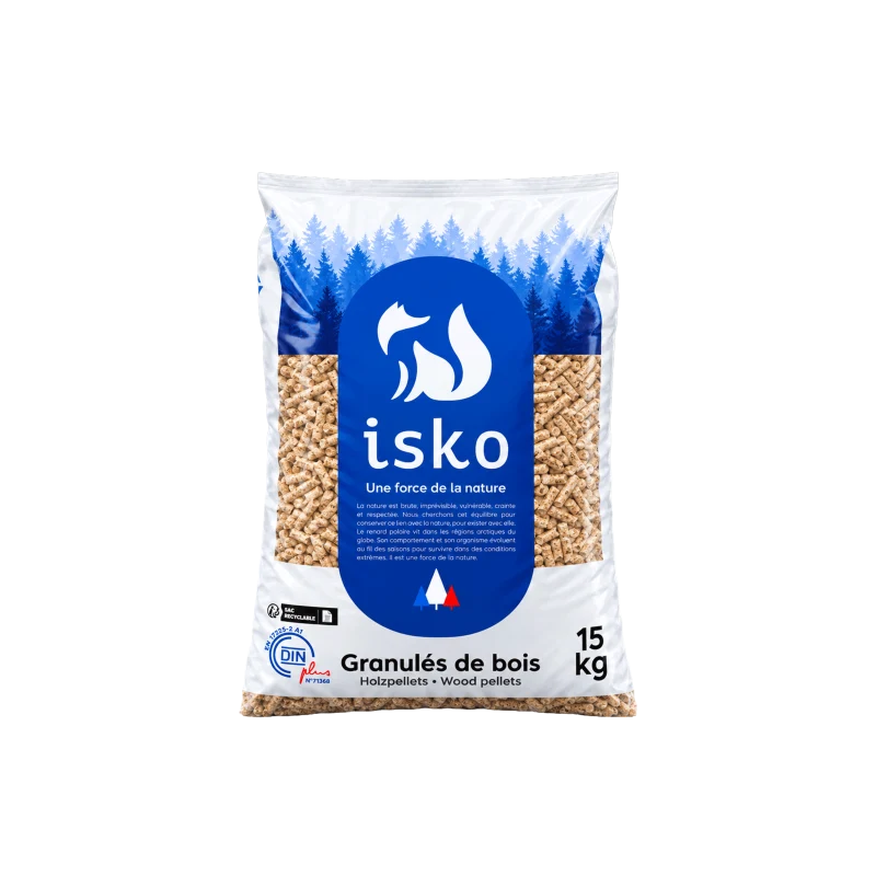 Granulés de bois ISKO - Palette de 70 sacs 1050kg